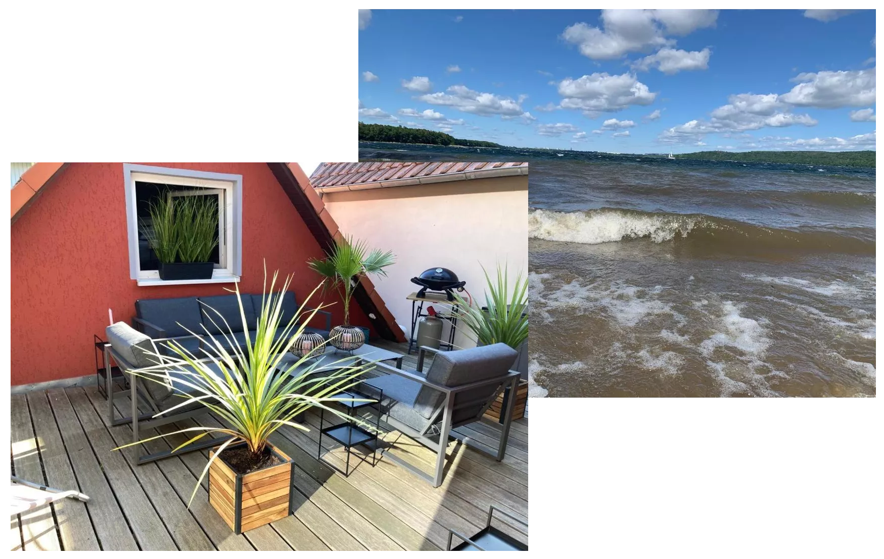 Ferienwohnung Asmus - Terrasse